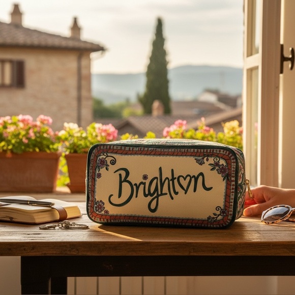 Brighton limited edition hand sketched floral artwork in vibrant tile pattern - Picture 11 of 11